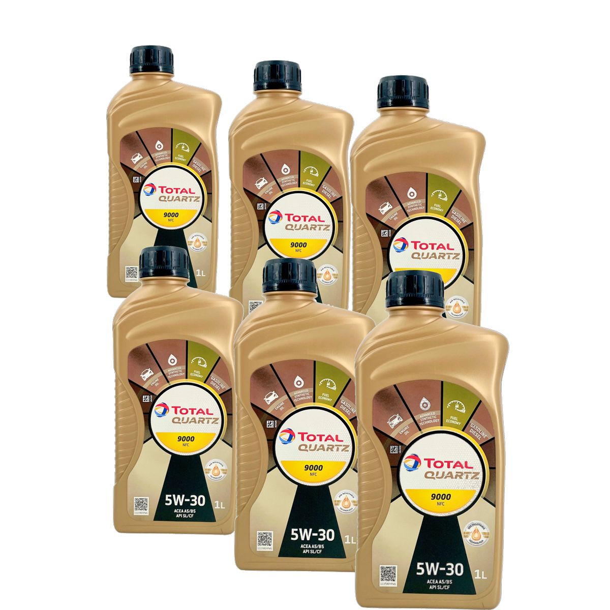 Total Quartz 9000 NFC 5W-30 6x1 Liter