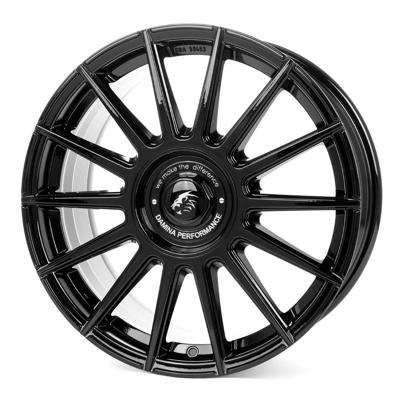 DAMINA PERFORMANCE DM09 black painted 8.5Jx19 5x112+120 ET45