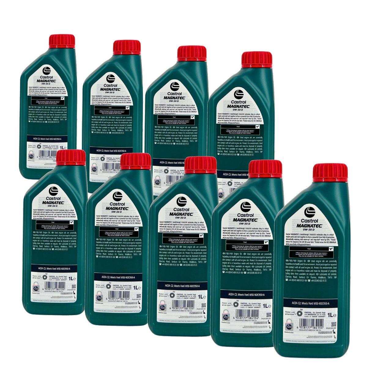Castrol Magnatec 0W-30 D  9x1 Liter