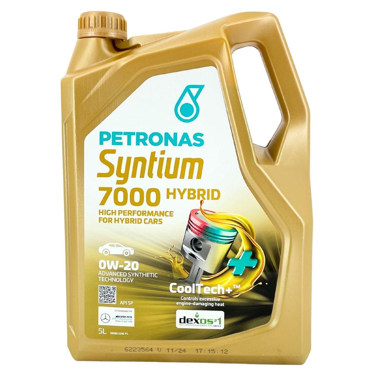 Petronas Syntium 7000 Hybrid 0W-20 5 Liter