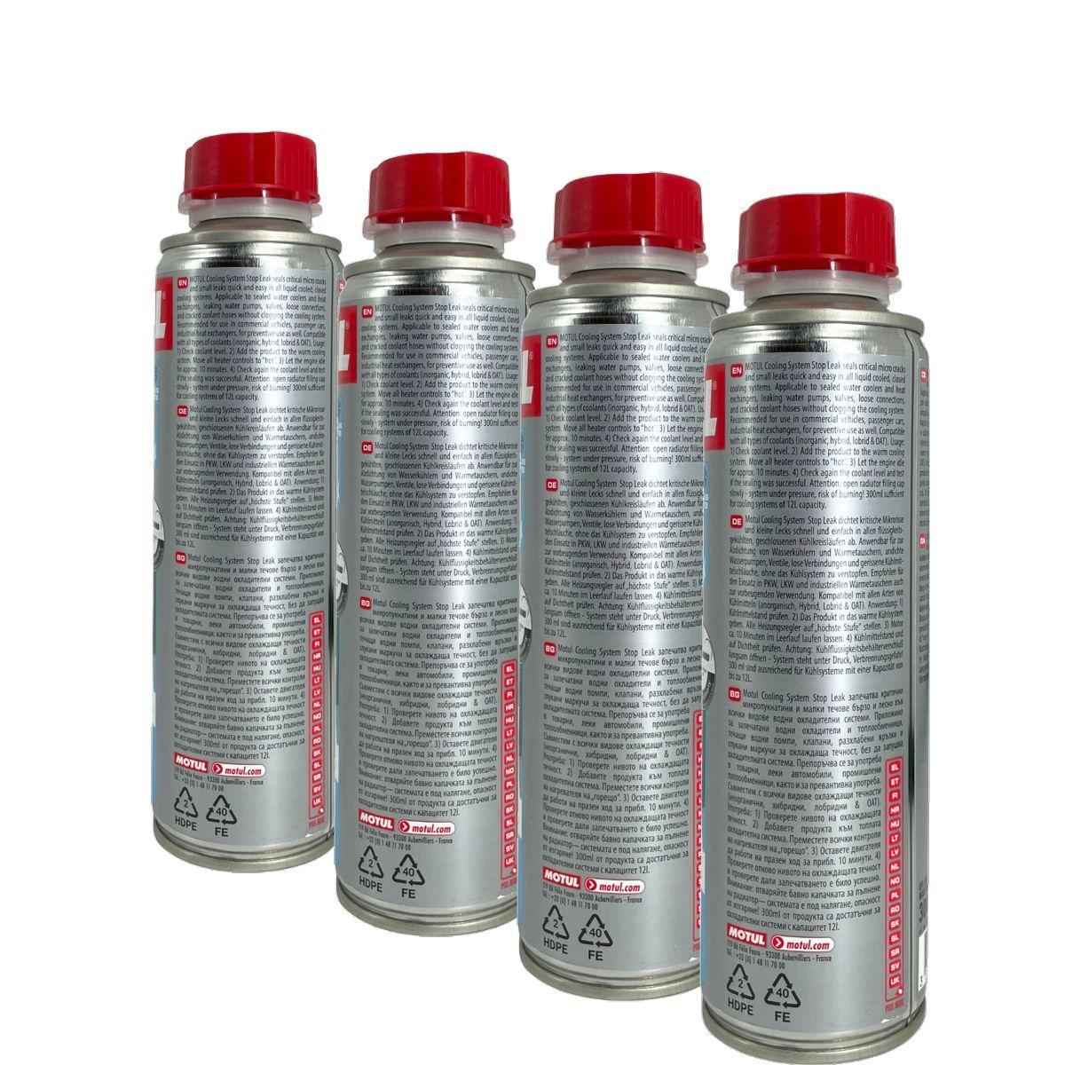 Motul Radiator Stop Leak Kühlerdichtungsmittel 4x300 ML
