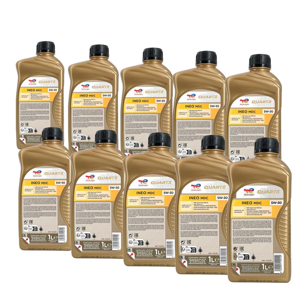 Total Quartz Ineo MDC 5W-30 10x1 Liter
