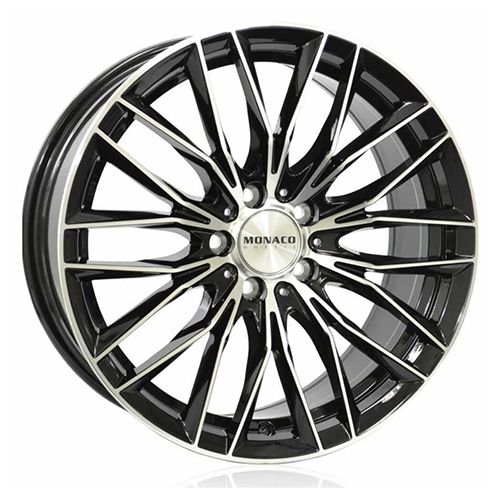 MONACO WHEELS MONACO GP2 black gloss polished 8.0Jx18 5x120 ET30