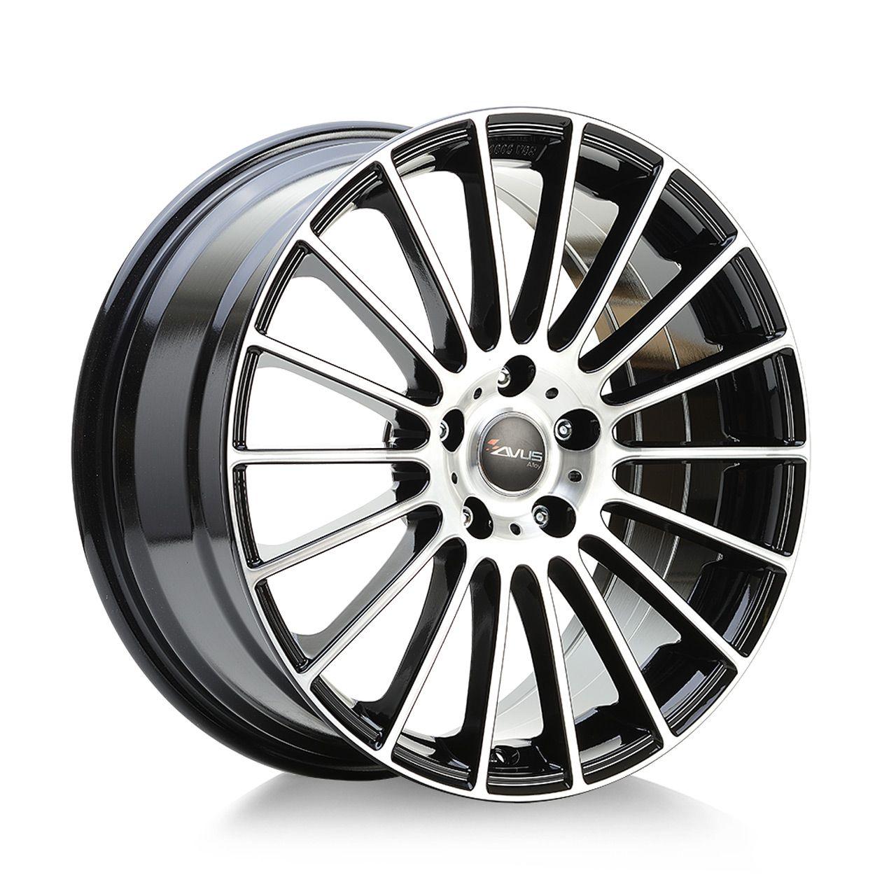 AVUS RACING AC-M03 black polished 6.5Jx16 5x100 ET36