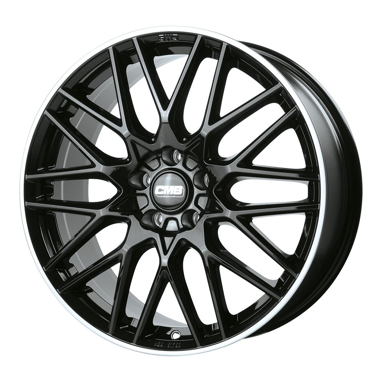 CMS C25-DRB diamond rim black gloss 8.5Jx19 5x112 ET30