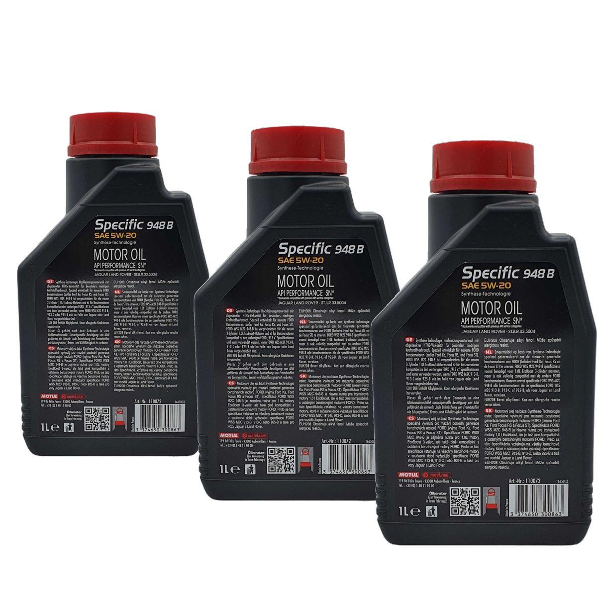 Motul Specific 948B 5W-20 3x1 Liter