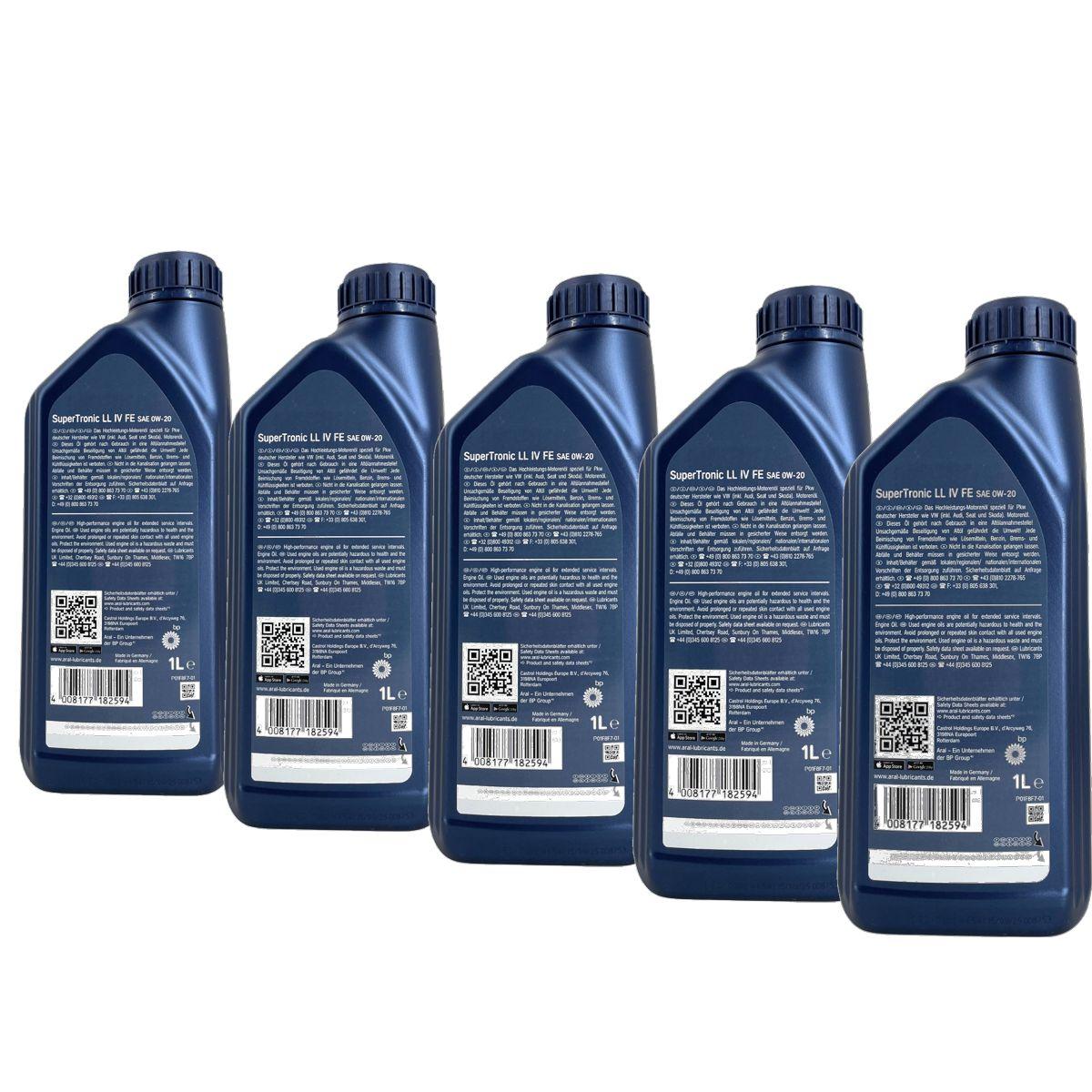 Aral SuperTronic LL IV FE 0W-20 5x1 Liter