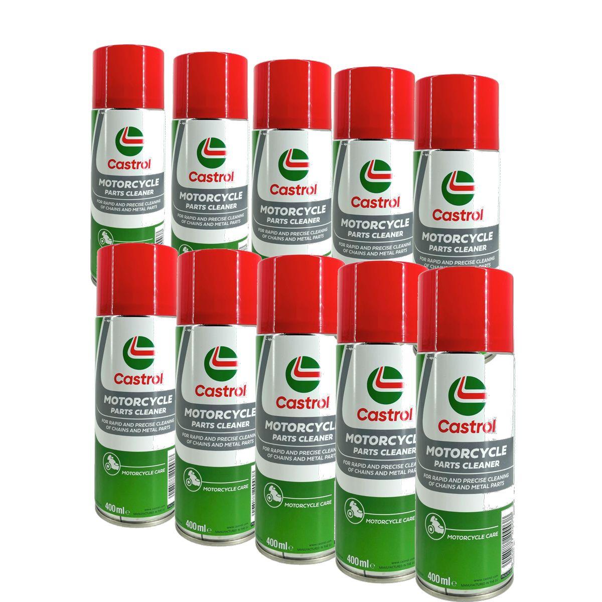 Castrol Motorcycle Parts Cleaner Teilereinigungsspray 10x400 ML