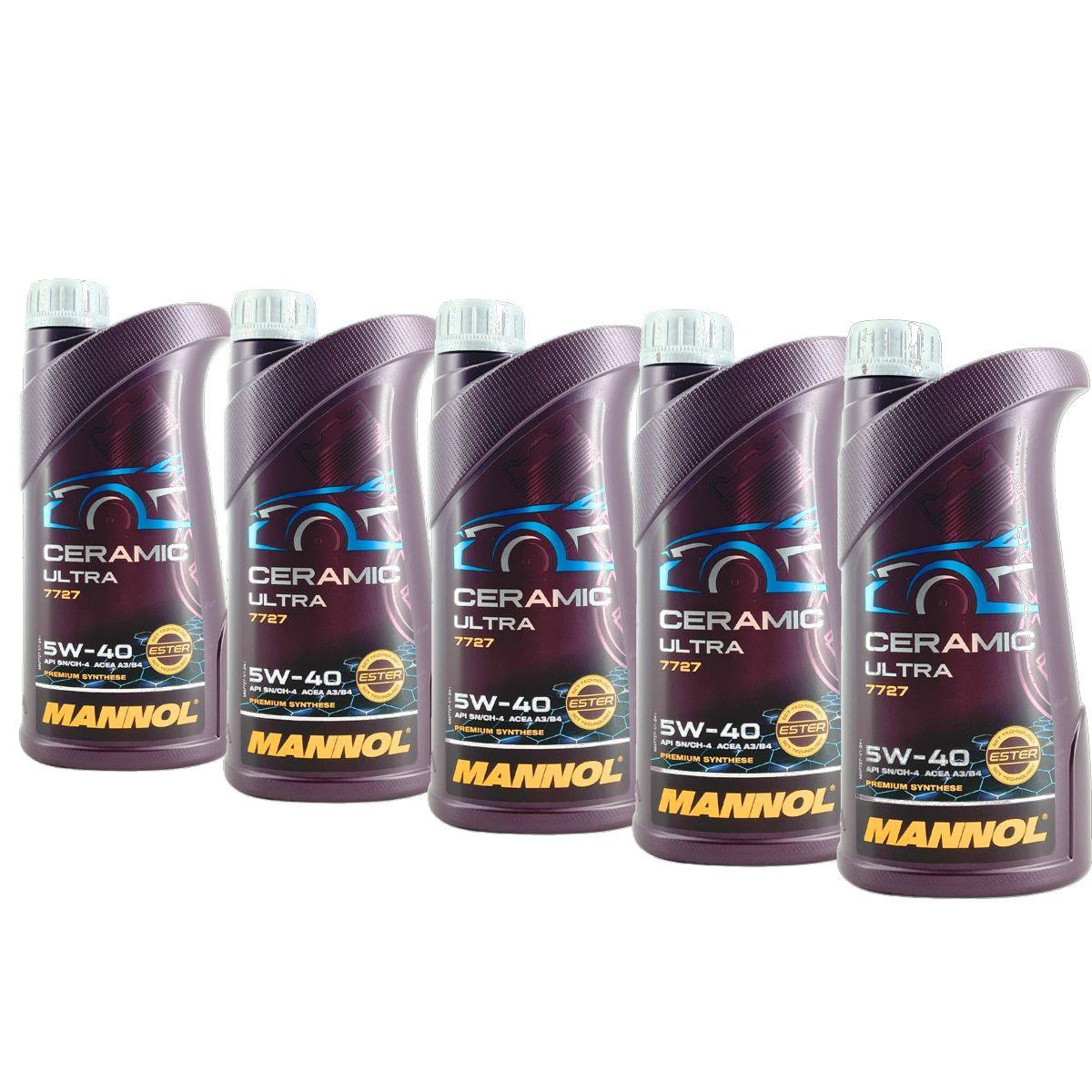 Mannol Ceramic Ultra 5W-40 5x1 Liter