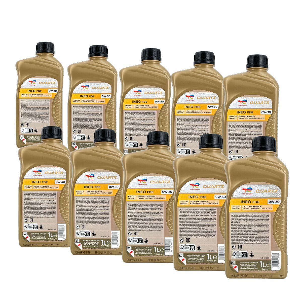 Total Quartz Ineo FDE 0W-30 10x1 Liter
