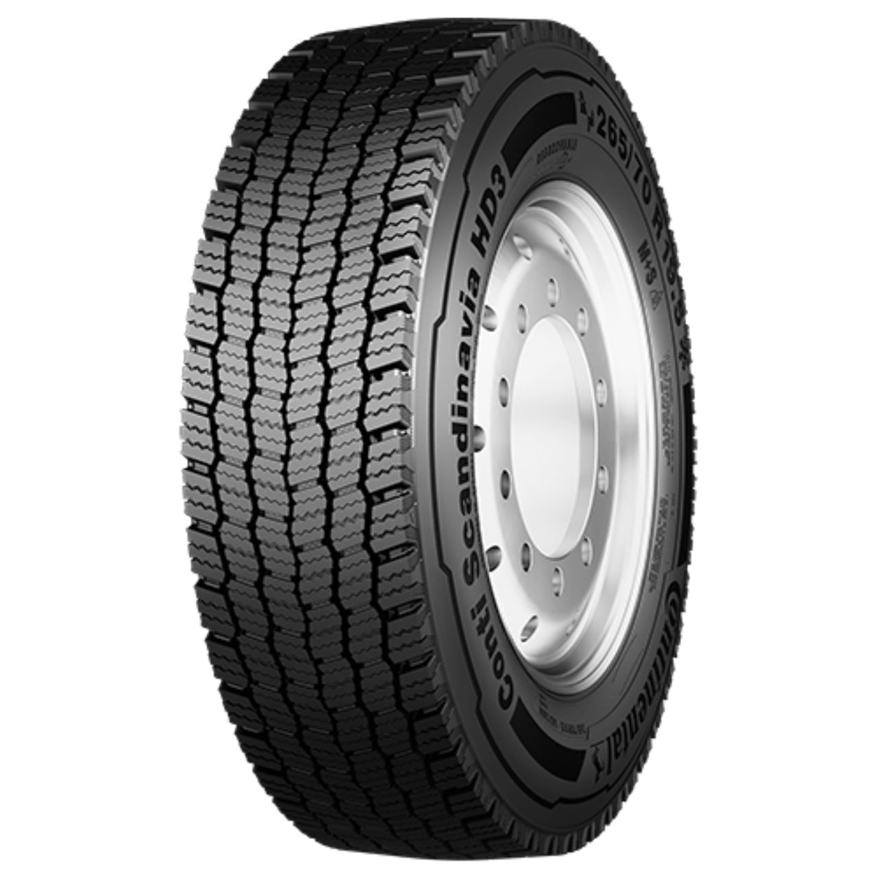 CONTINENTAL 265/70 R 19.5 TL 140/138M CONTI SCANDINAVIA HD3 16PR M+S 3PMSF LRH