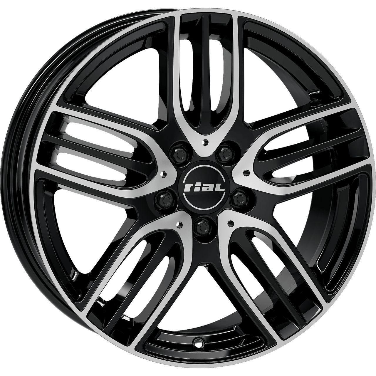 RIAL M14 diamond black front polished 9.0Jx18 5x112 ET58