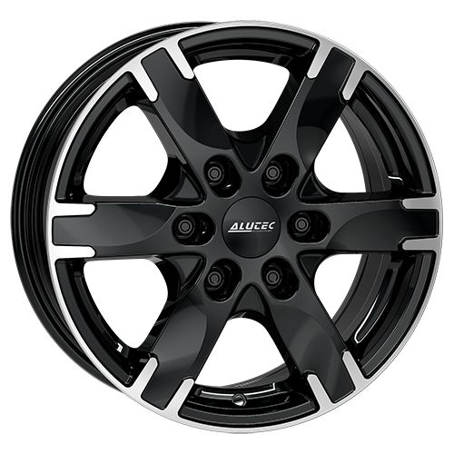 ALUTEC TITAN diamantschwarz frontpoliert 7.0Jx16 6x139.7 ET55