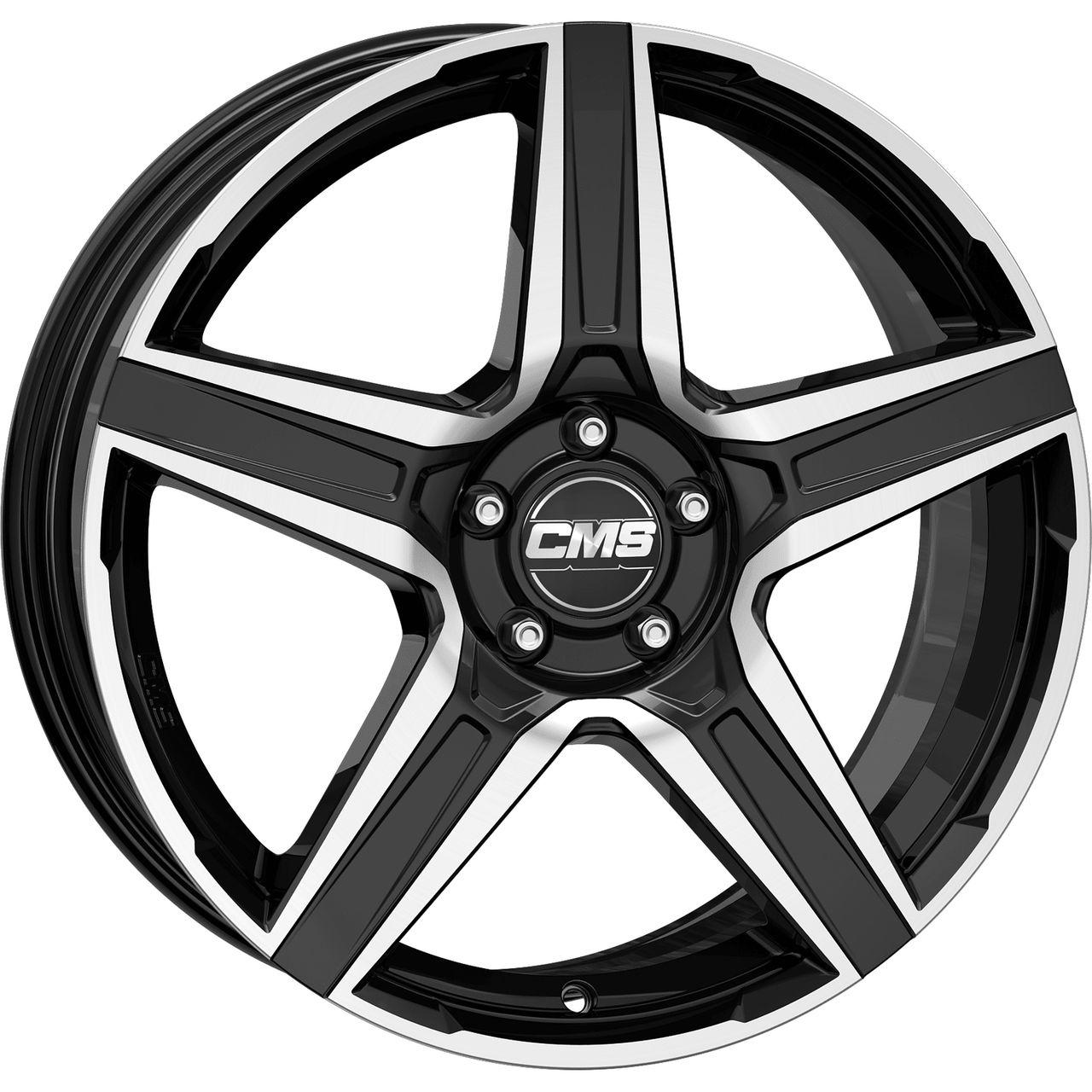 CMS C34-DB ECE diamant schwarz glanz 7.5Jx19 5x114.3 ET49.5
