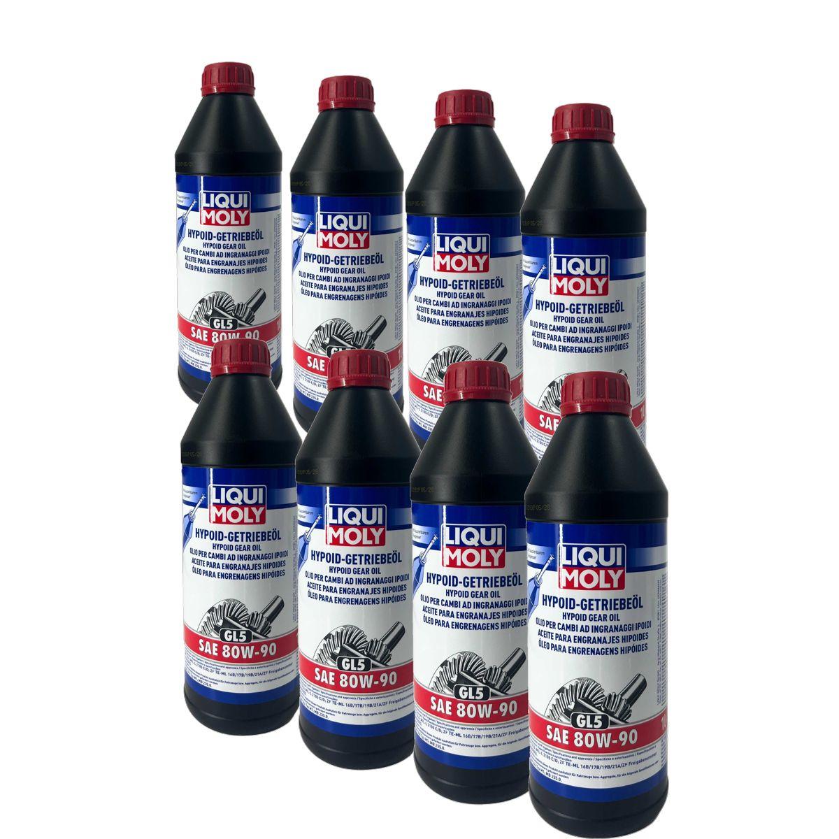 Liqui Moly Hypoid-Getriebeöl (GL5) SAE 80W-90 8x1 Liter