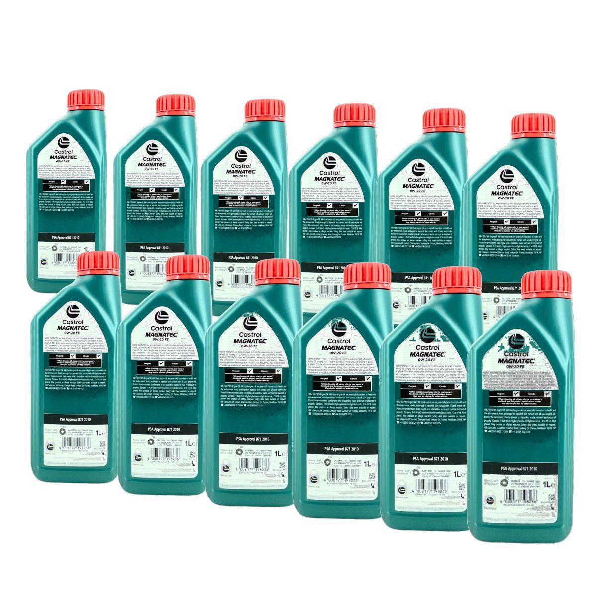 Castrol Magnatec 0W-20 FE 12x1 Liter