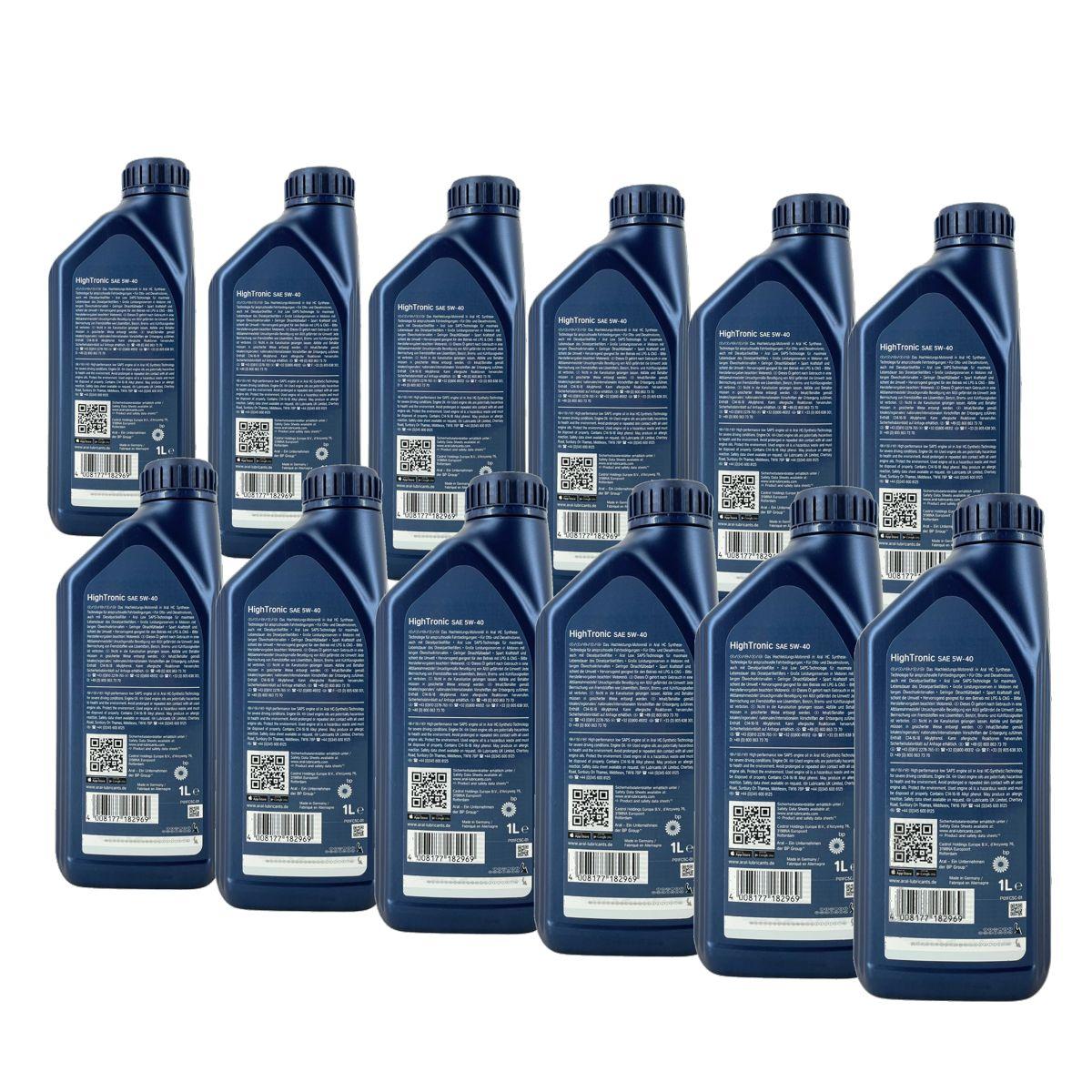 Aral HighTronic 5W-40 12x1 Liter