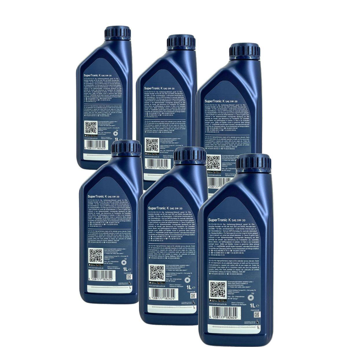 Aral SuperTronic K 5W-30 6x1 Liter