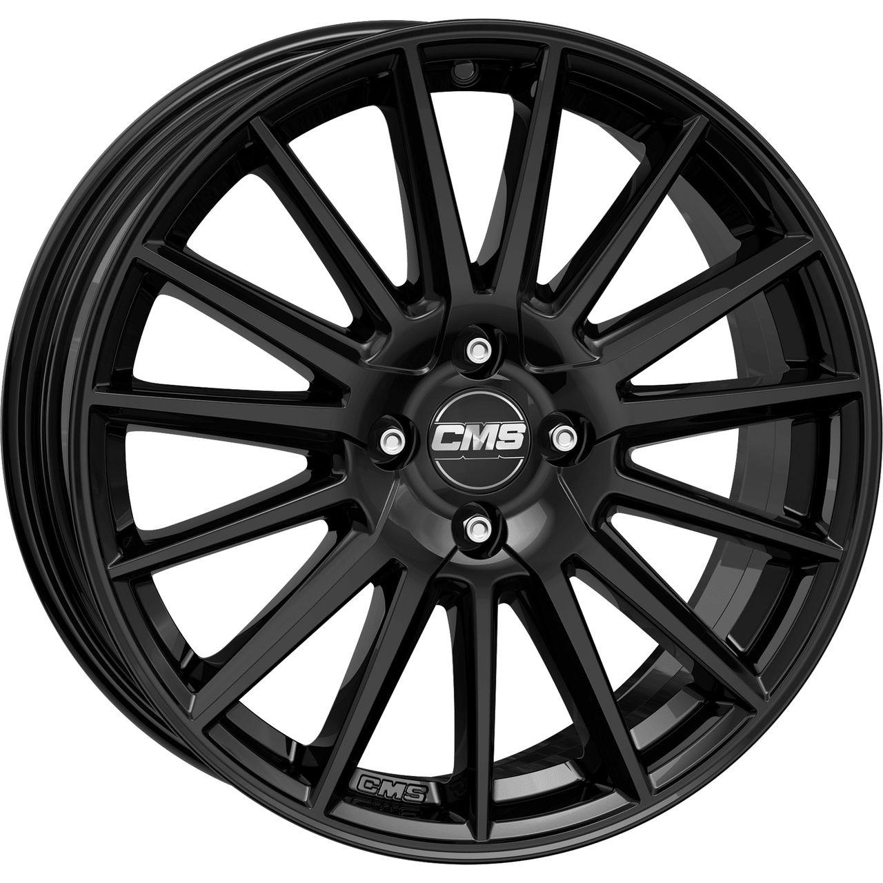CMS C23 complete black gloss 6.0Jx15 4x100 ET47