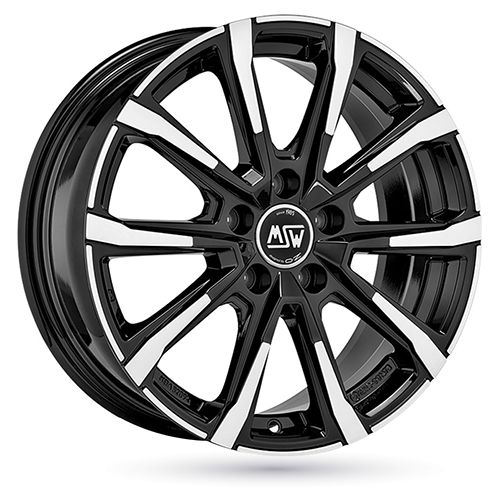 MSW (OZ) MSW 79 gloss black full polished 7.0Jx17 5x100 ET51