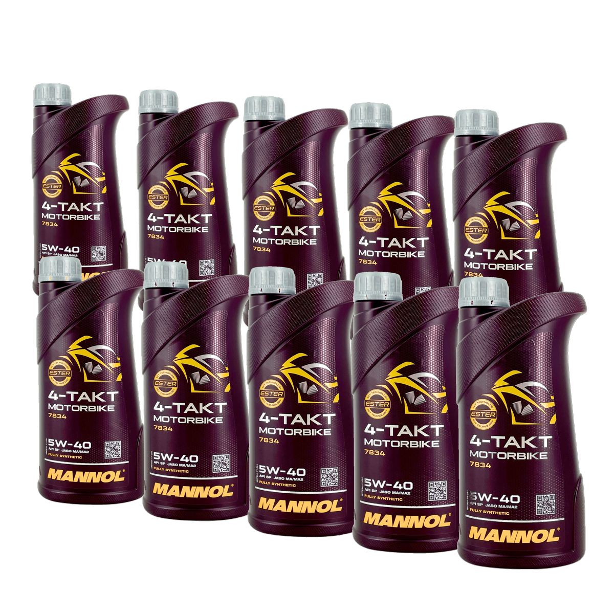 Mannol 4-Takt Motorbike 5W-40 10x1 Liter