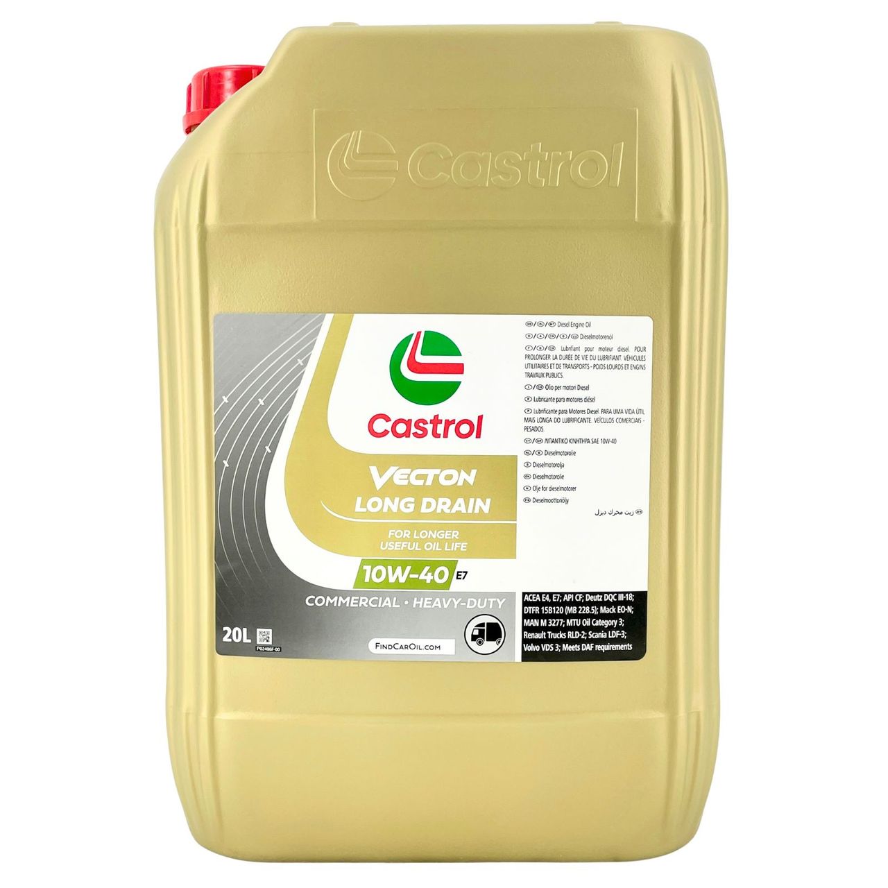 Castrol Vecton Long Drain 10W-40 E7 20 Liter