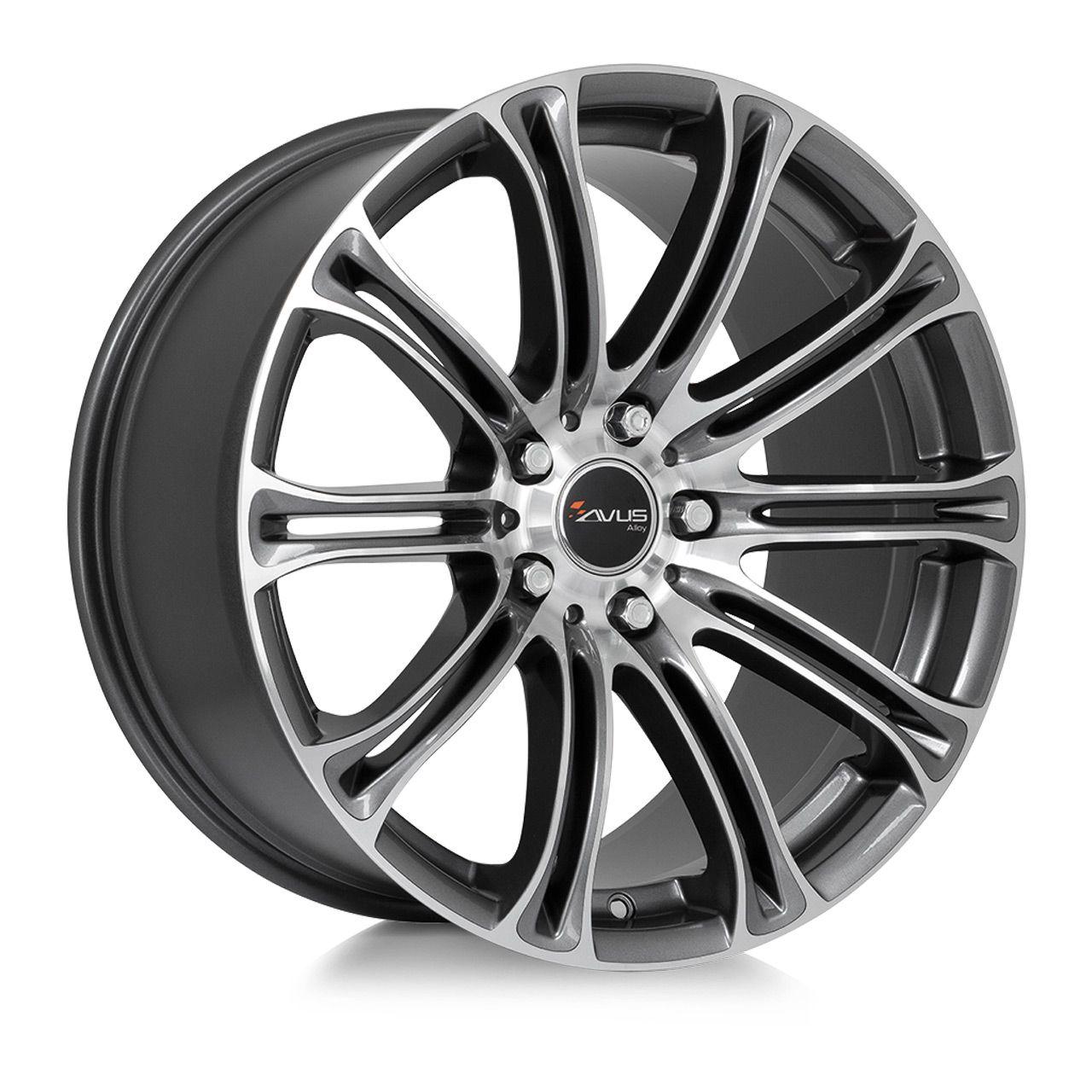 AVUS RACING AC-MB1 anthracite polished 8.5Jx20 5x120 ET25