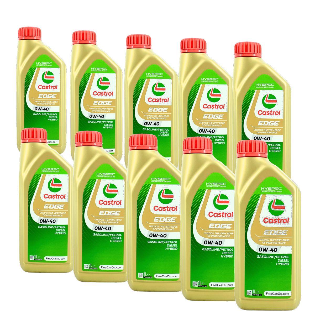 Castrol Edge 0W-40 10x1 Liter