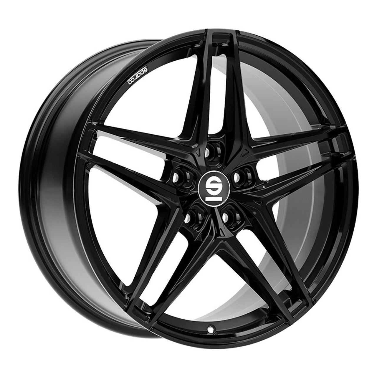 SPARCO RECORD gloss black 8.5Jx19 5x114.3 ET50