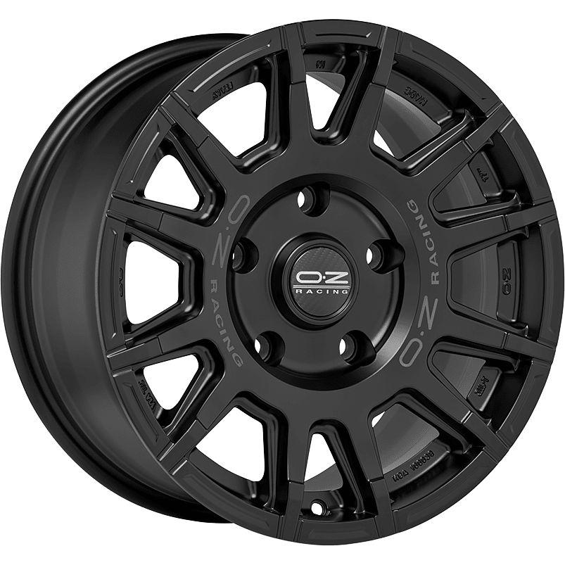 OZ RALLY LEGEND matt black + dark lettering 8.0Jx17 5x127 ET0