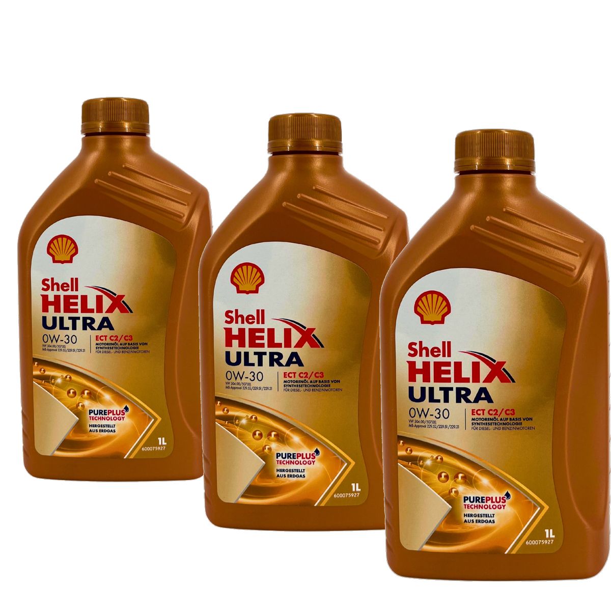 Shell Helix Ultra ECT C2 C3 0W-30 3x1 Liter