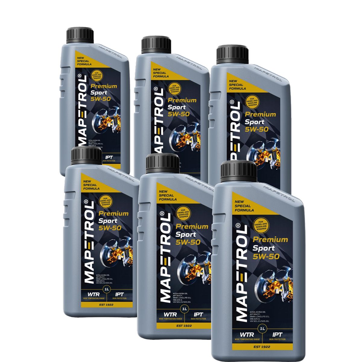 Mapetrol Premium Sport 5W-50 6x1 Liter