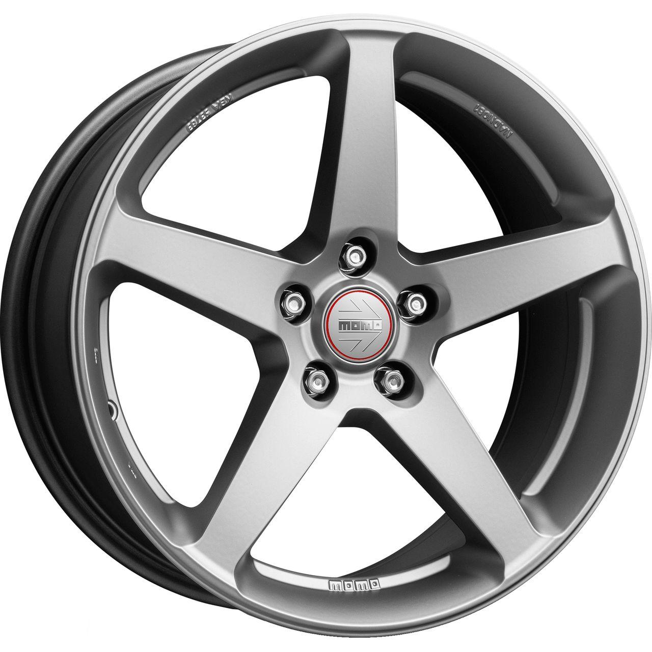 MOMO WHEELS FIVE titan silver matt 8.0Jx18 5x100 ET42