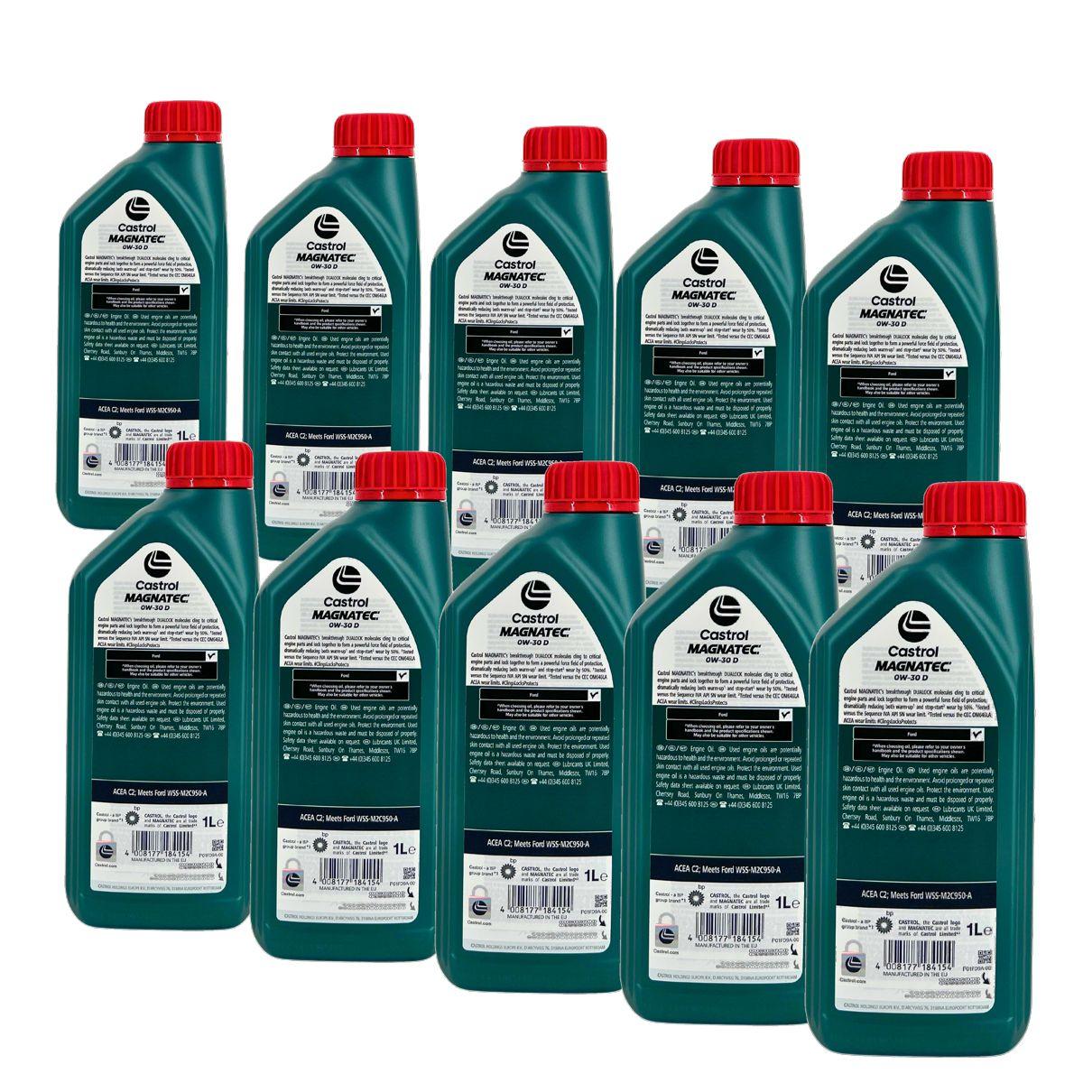 Castrol Magnatec 0W-30 D  10x1 Liter