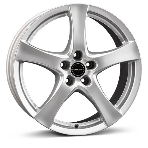BORBET DESIGN F brillantsilber 6.5Jx16 4x100 ET45
