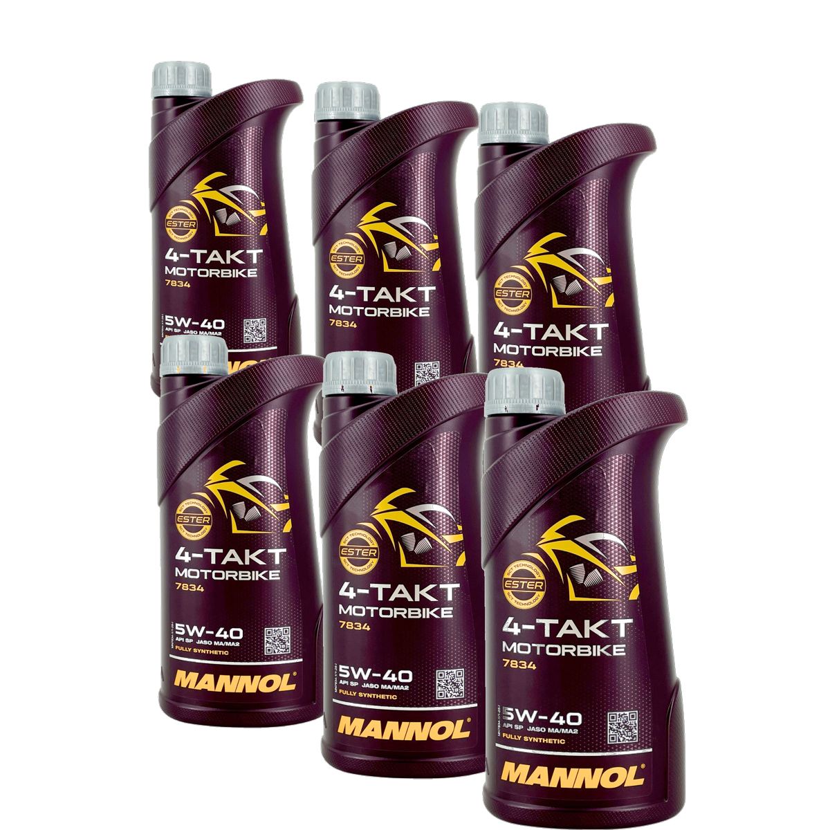 Mannol 4-Takt Motorbike 5W-40 6x1 Liter