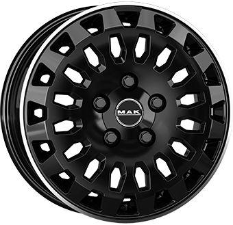 MAK OVERLAND gloss black mirror ring 7.0Jx17 5x120 ET51