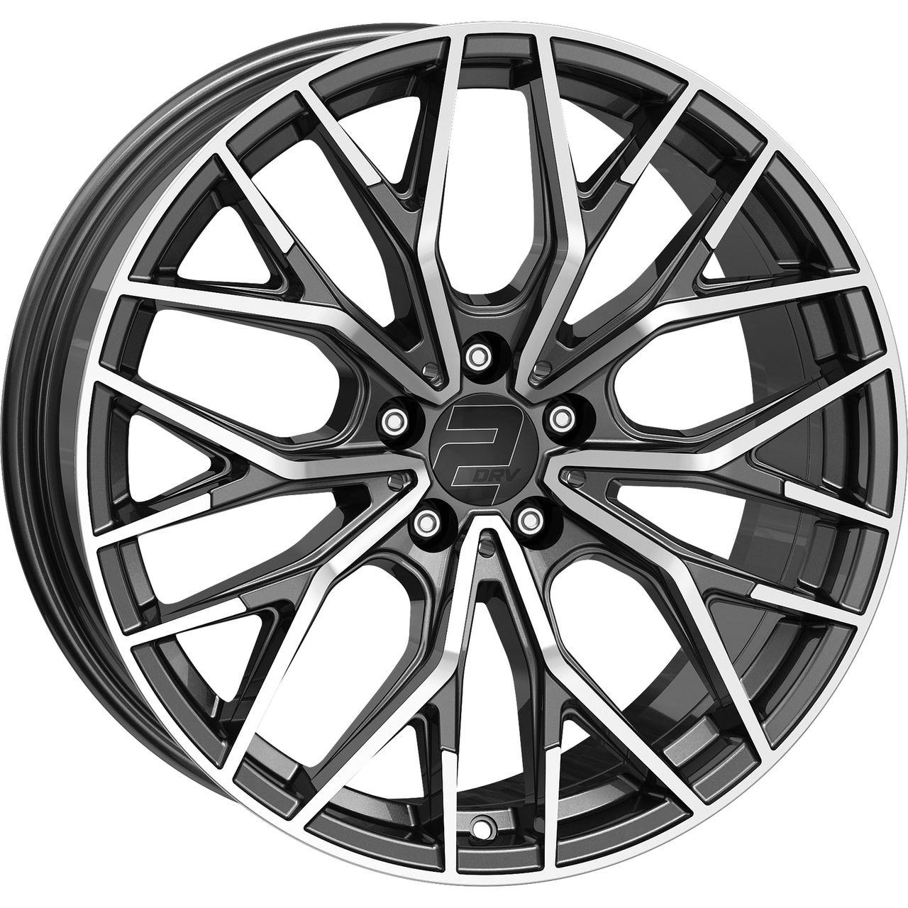 WHEELWORLD-2DRV WH37 dark gunmetal full machined 8.5Jx19 5x112 ET26