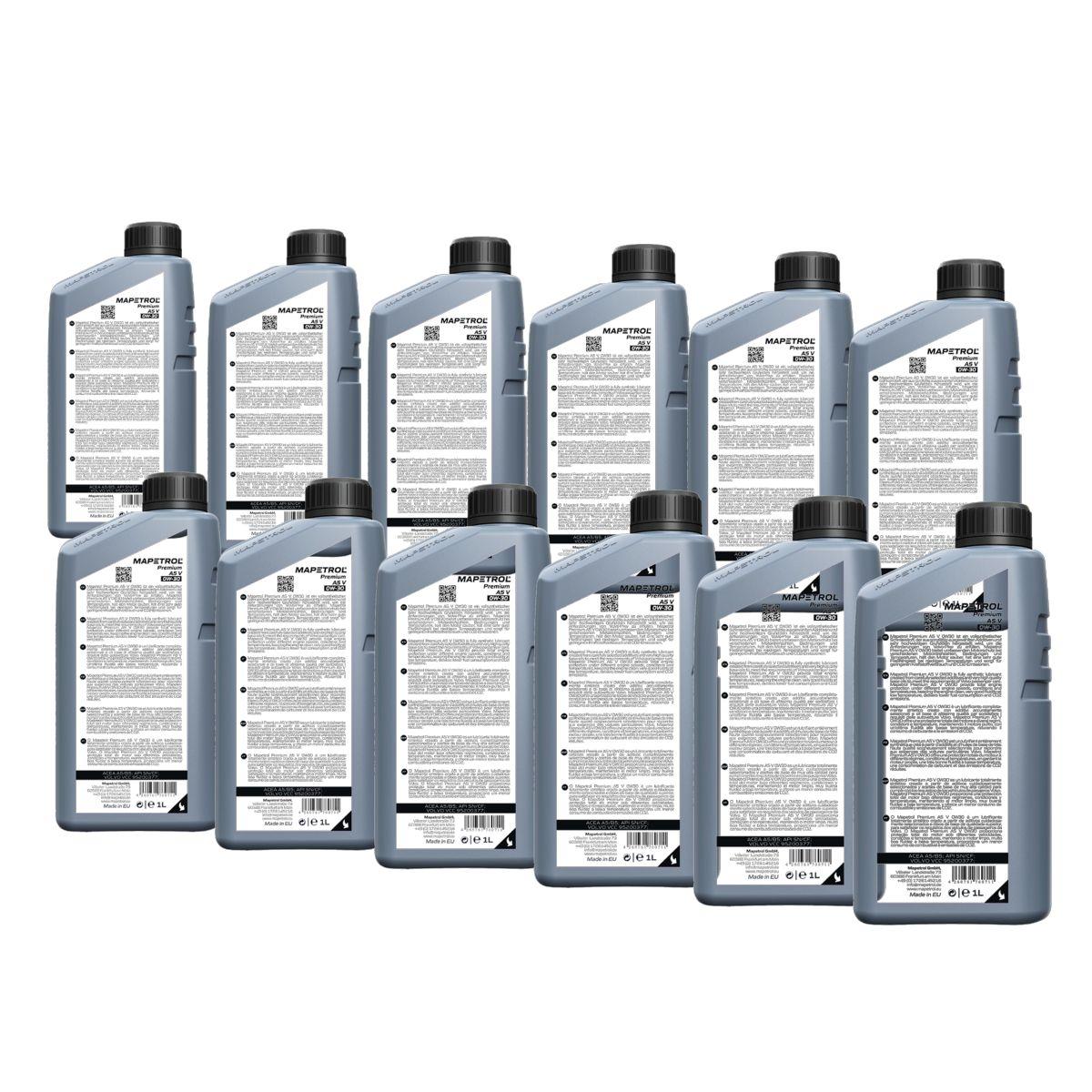 Mapetrol Premium A5 V 0W-30 12x1 Liter