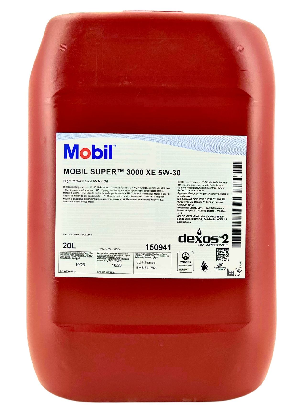 Mobil Super 3000 XE 5W-30 20 Liter Kanister