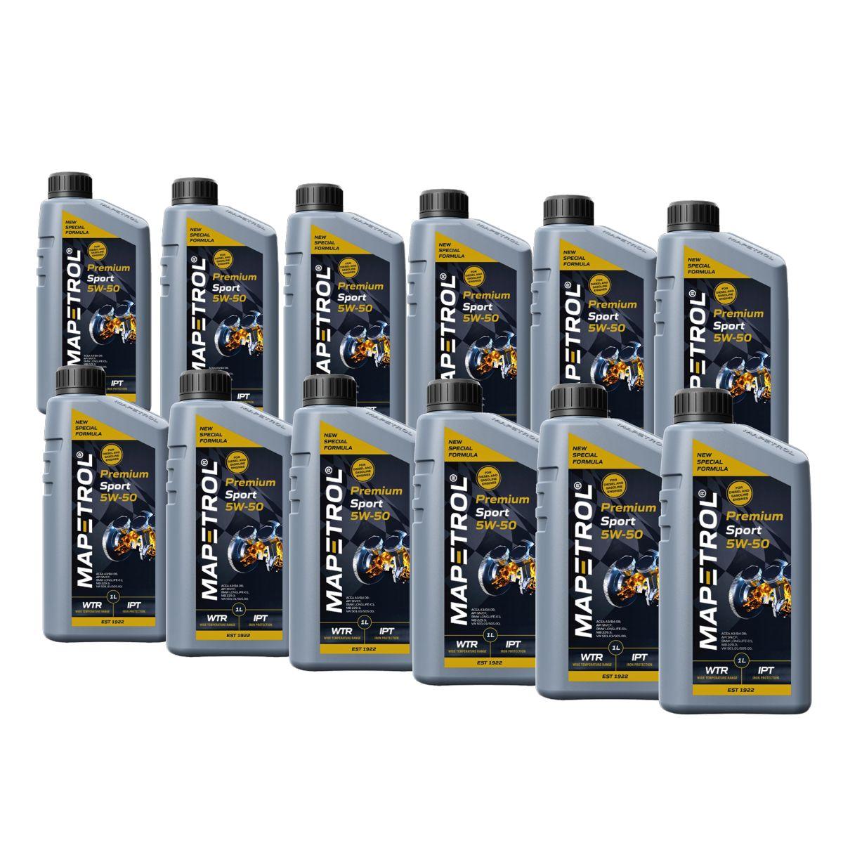 Mapetrol Premium Sport 5W-50 12x1 Liter