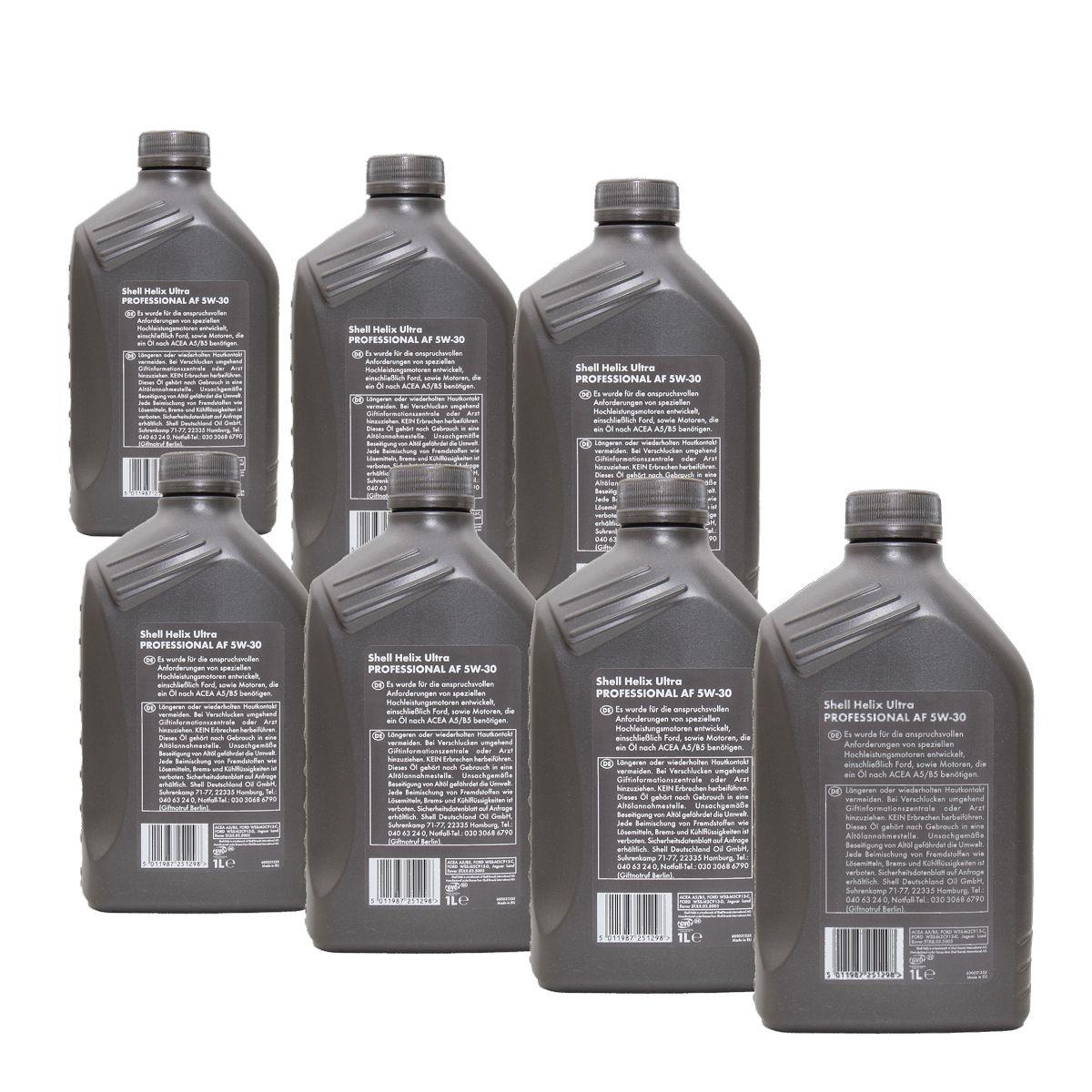 Shell Helix Ultra Professional AF 5W-30 7x1 Liter