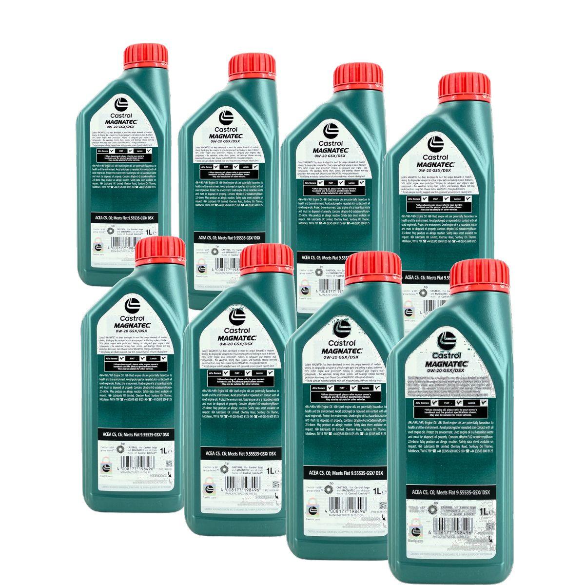 Castrol Magnatec 0W-20 GSX/DSX 8x1 Liter