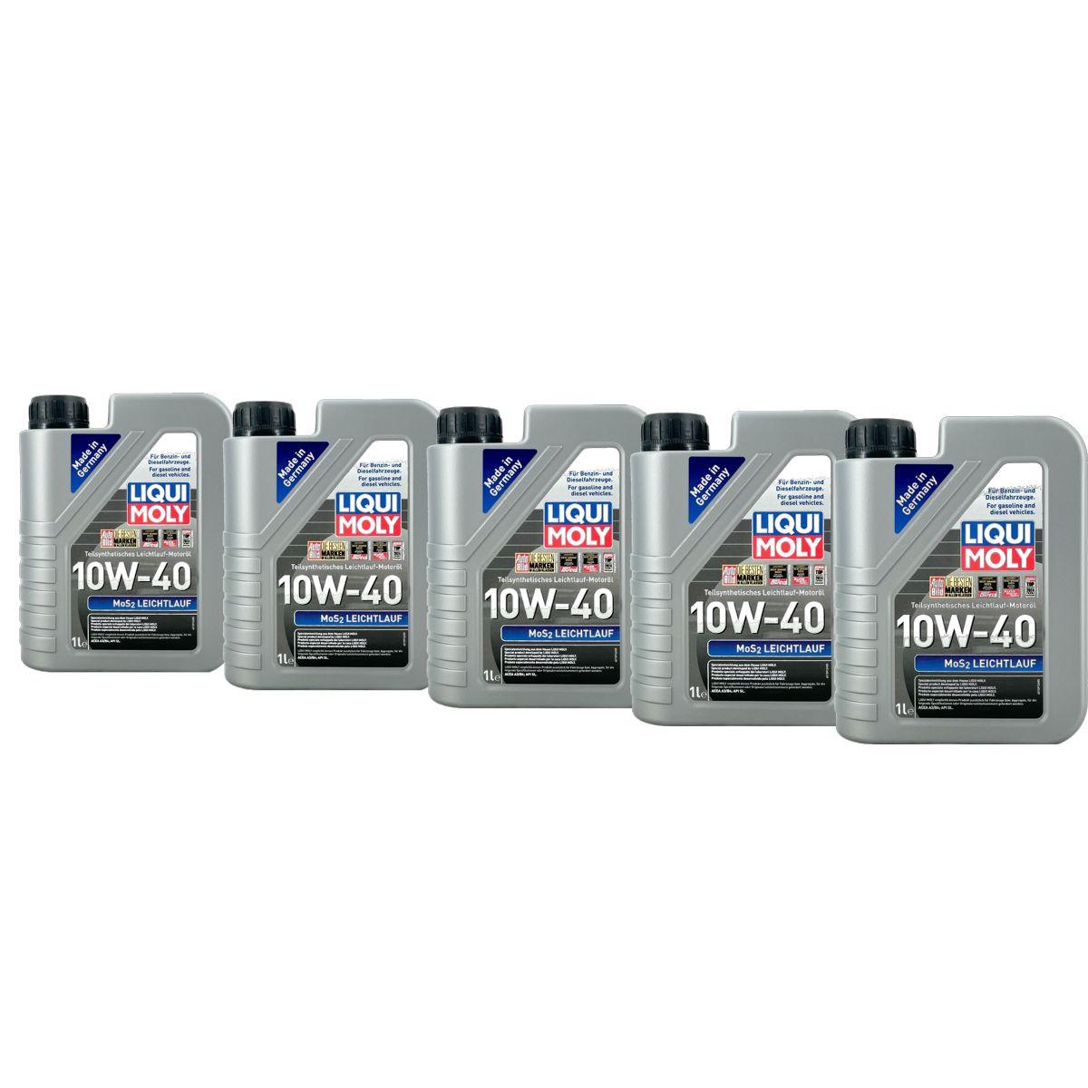 Liqui Moly MoS2 Leichtlauf 10W-40 5x1 Liter