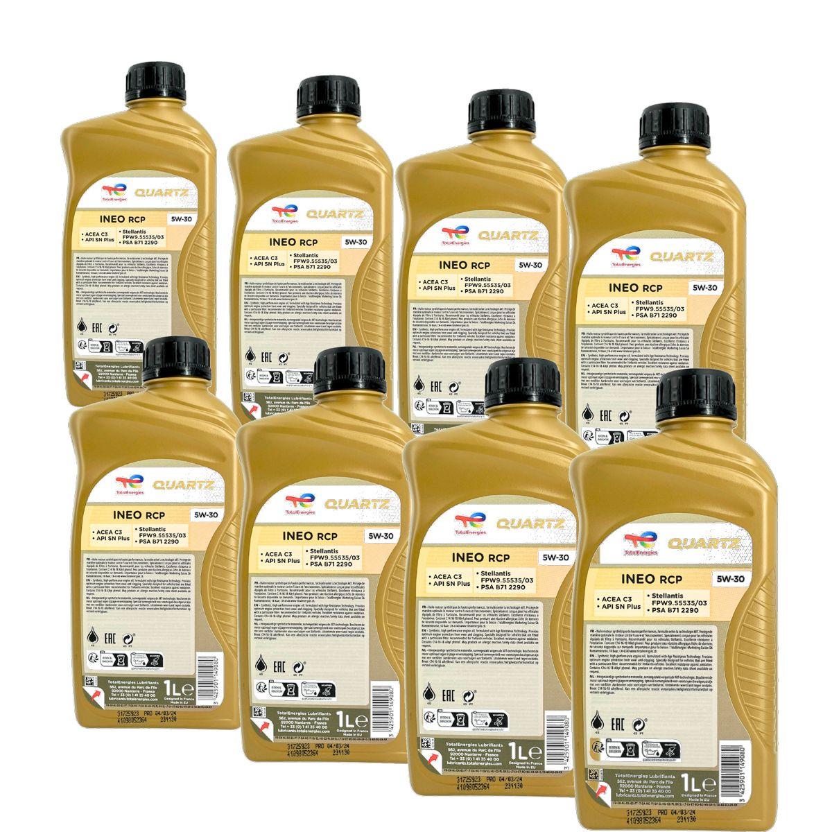 Total Quartz Ineo RCP 5W-30 8x1 Liter