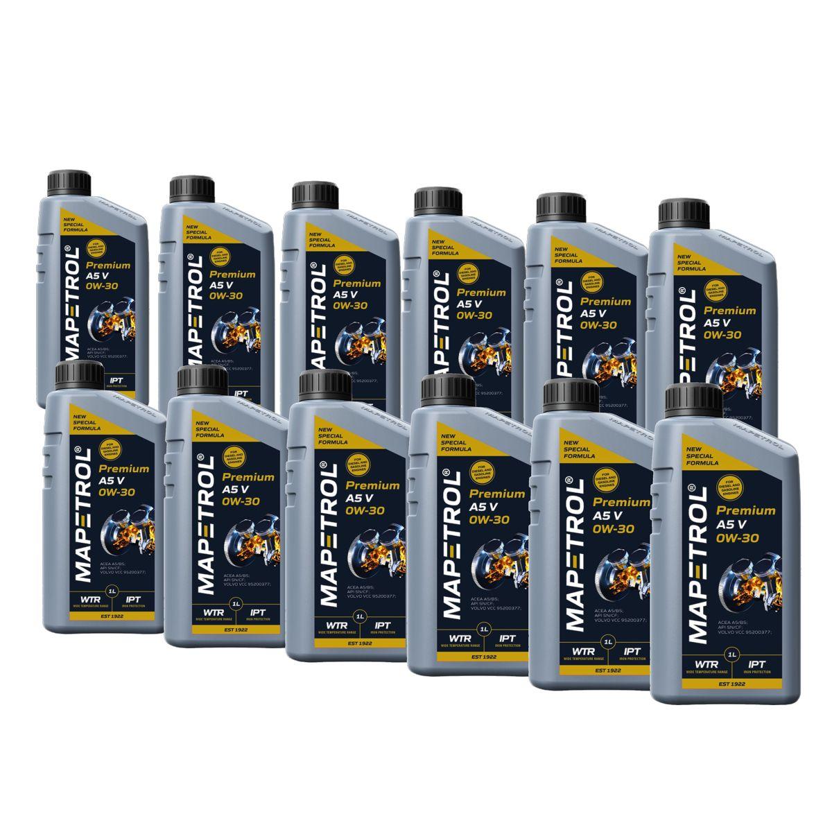 Mapetrol Premium A5 V 0W-30 12x1 Liter