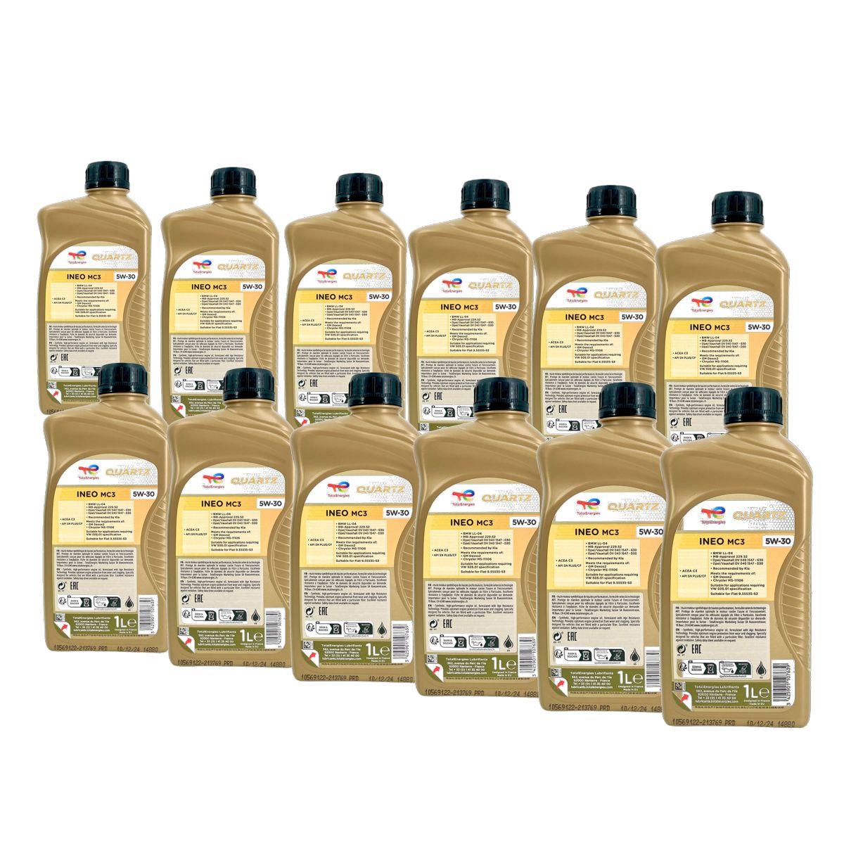 Total Quartz Ineo MC3 5W-30 12x1 Liter