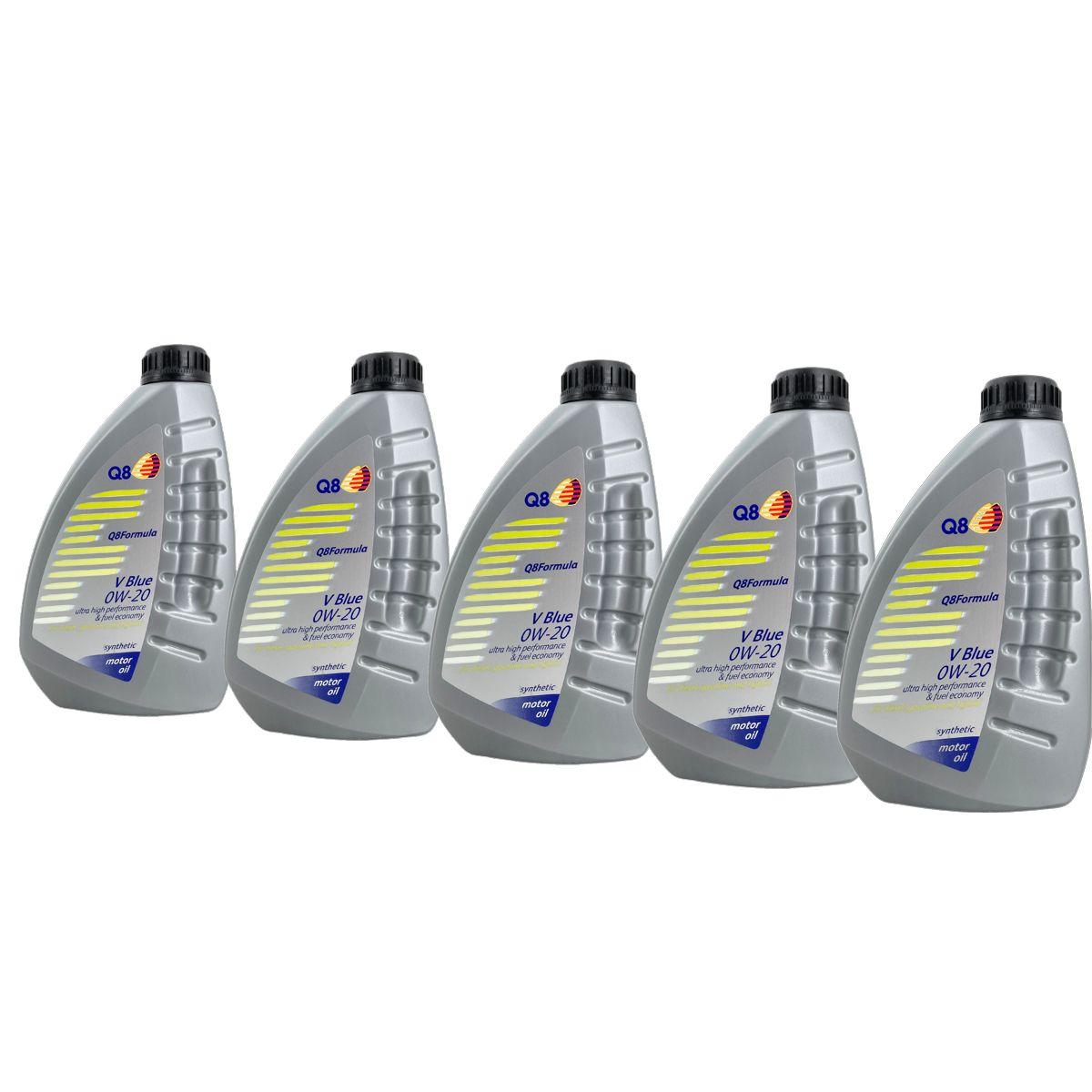 Q8 Formula V Blue 0W-20 5x1 Liter
