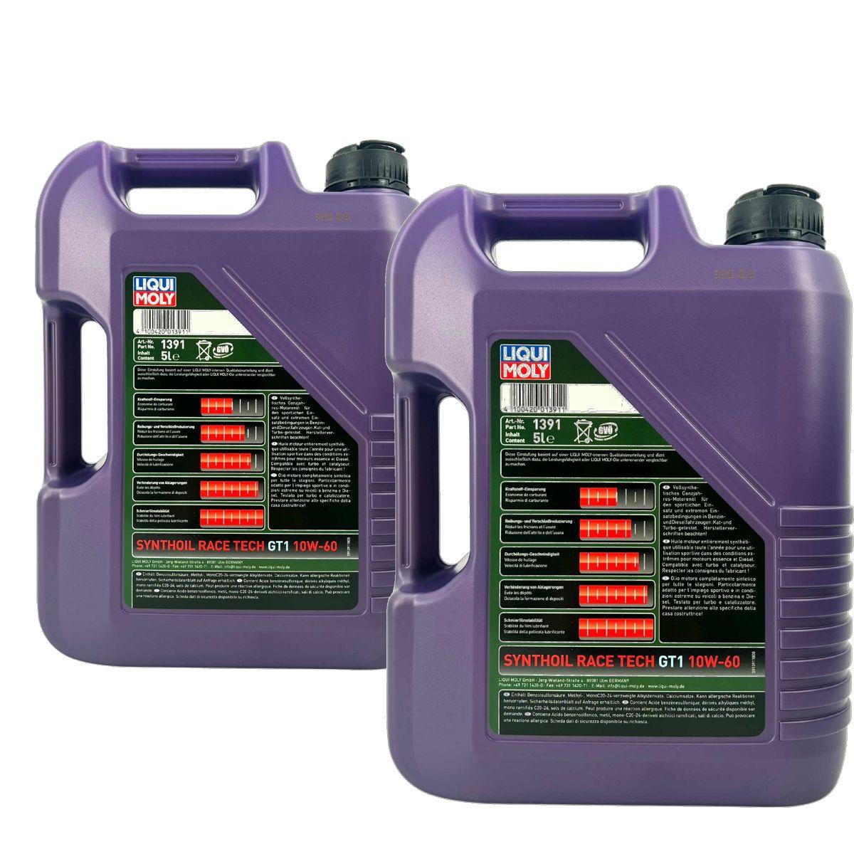 Liqui Moly Synthoil Race Tech GT1 10W-60 2x5 Liter