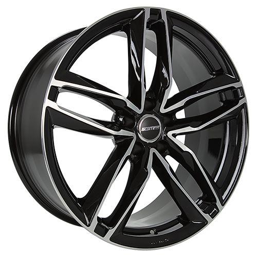 Gmp Atom Schwarz Diamantgeschliffen 8.0Jx18 5x112 ET45